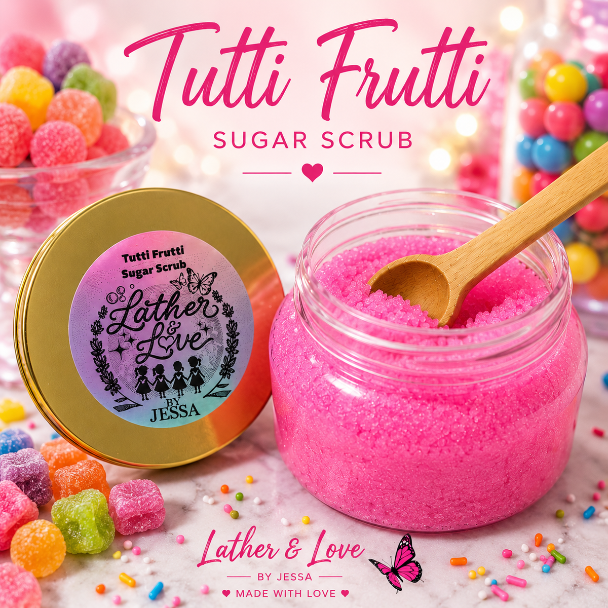 Tutti Frutti Sugar Scrub🍌 🍇 🍓